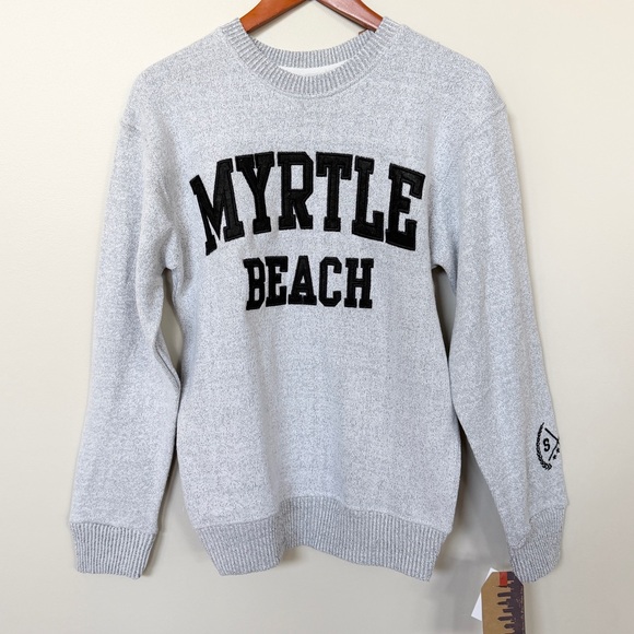 New York Popular Tops - New NEW YORK POPULAR Myrtle Beach South Carolina Crewneck Sweatshirt SIZE S